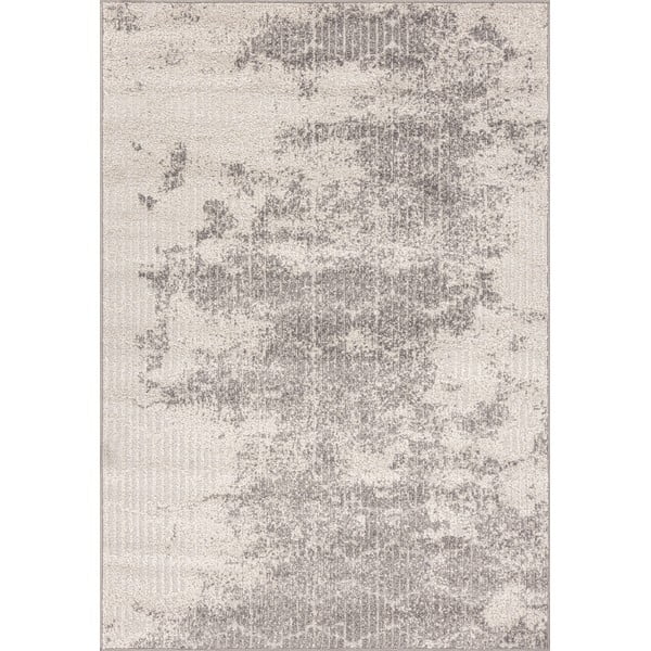 Grau-cremefarbener Teppich, 80 x 160 cm Lori - FD