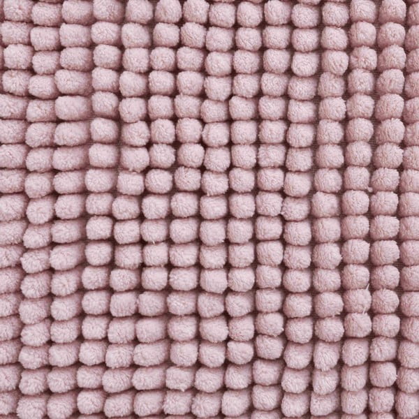 Rosa Badezimmervorleger 50 x 80 cm Bobble - Catherine Lansfield-image-3