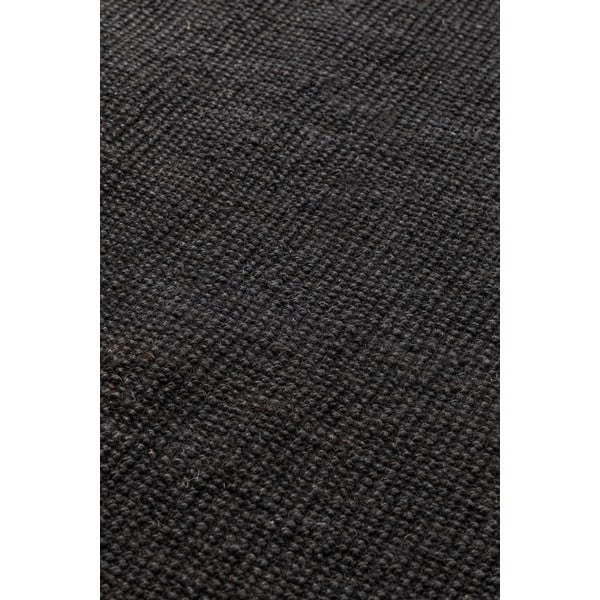 Schwarzer Jute-Läufer, 80 × 200 cm Bouclé - Hanse Home-image-2