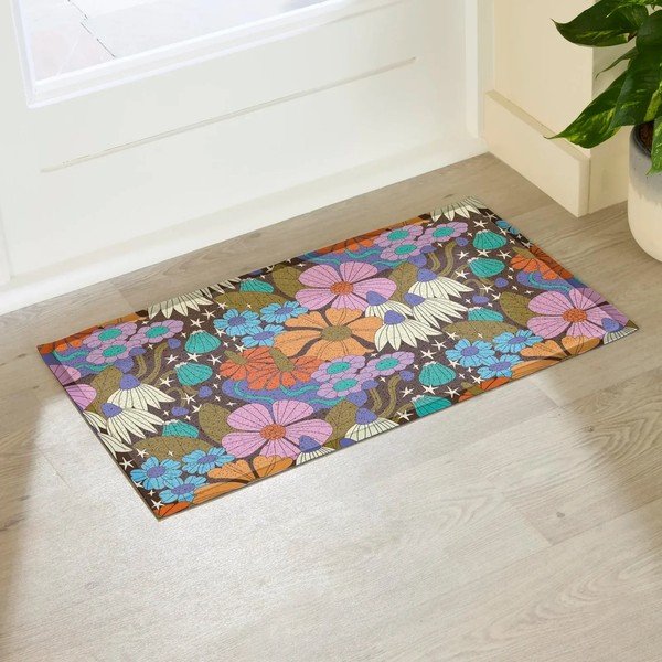 Fußmatte recycelter Kunststoff 40x70 cm Elizabeth Olwen  – Artsy Doormats-image-1