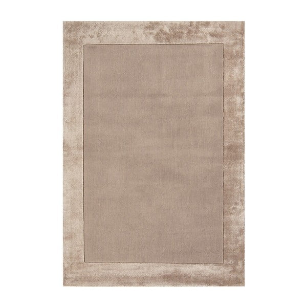 Hellbrauner, handgewebter Teppich mit Wollanteil, 200 × 290 cm Ascot - Asiatic Carpets