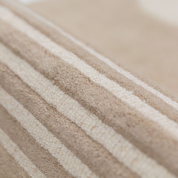 Handgewebter Wollteppich in Naturfarbe, 200 × 290 cm Lozenge - Flair Rugs-image-3