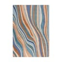 Blauer, handgewebter Wollteppich, 160 x 230 cm Abstract Flow - Flair Rugs