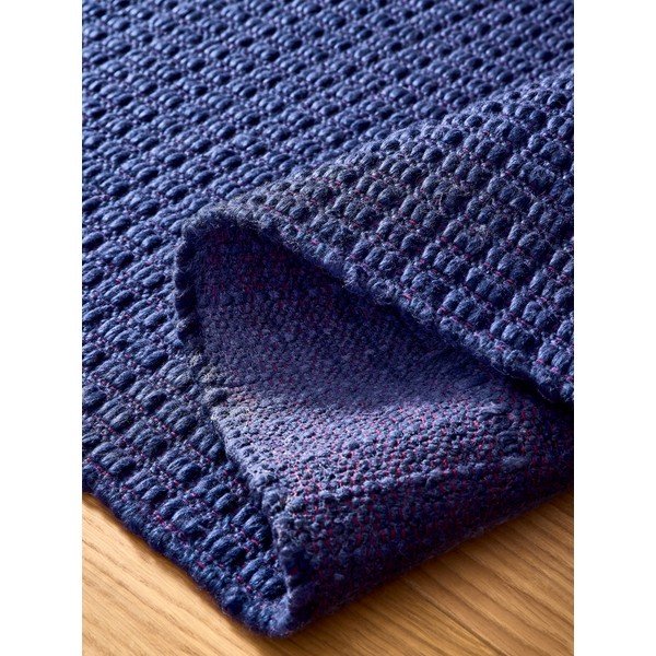 Blauer handgewebter Teppich 200x290 cm Kai – MADE-image-2