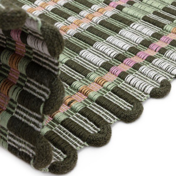 Khaki-farbiger, handgewebter Teppich, 160 × 230 cm Arden - Asiatic Carpets-image-3
