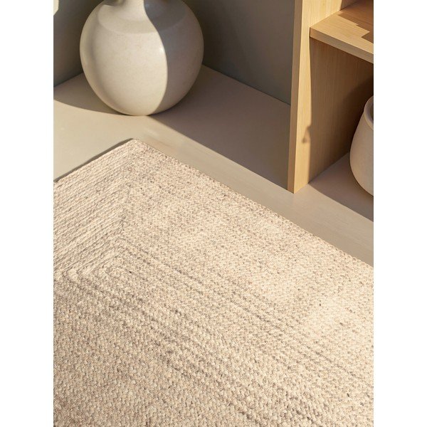 Cremefarbener, doppelseitiger/handgewebter Jute-Teppich, 200 × 300 cm Juno - Hanse Home-image-2