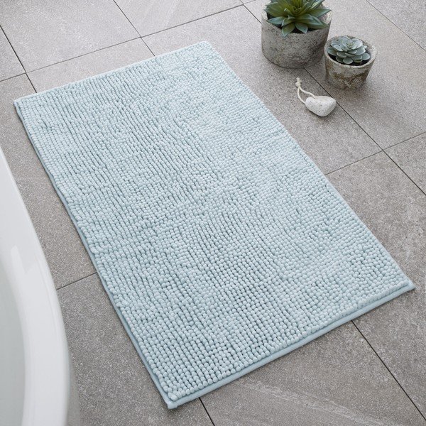 Hellblaue Badezimmermatte, 50 × 80 cm Bobble - Catherine Lansfield-image-1