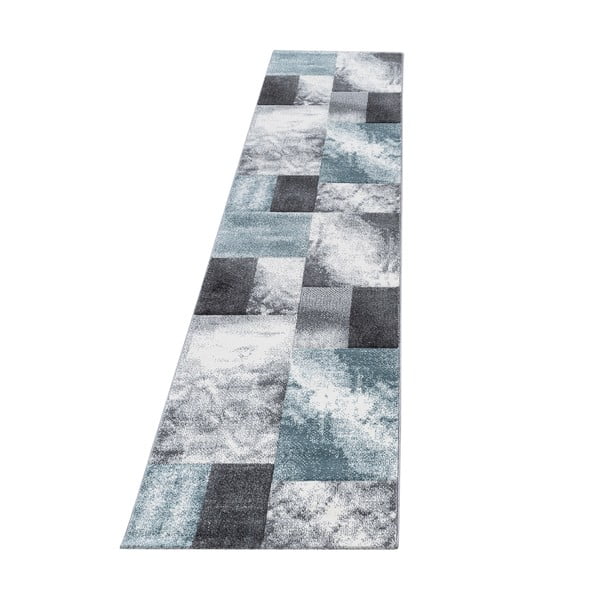 Blau-grauer Läufer, 80 × 300 cm Hawaii - Ayyildiz Carpets