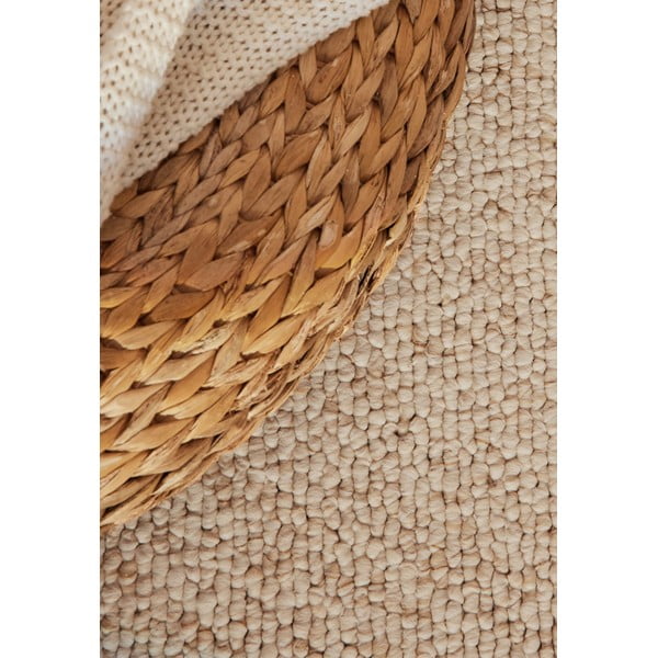 Cremefarbener, waschbarer Teppich, 120 × 170 cm Rocco Cream - Elle Decoration-image-3