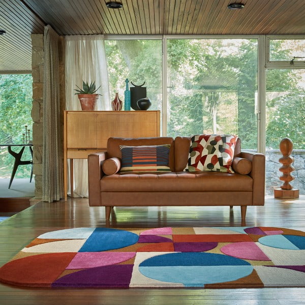 Handgewebter Wollteppich, 120 × 170 cm Mia Arch - Flair Rugs-image-1
