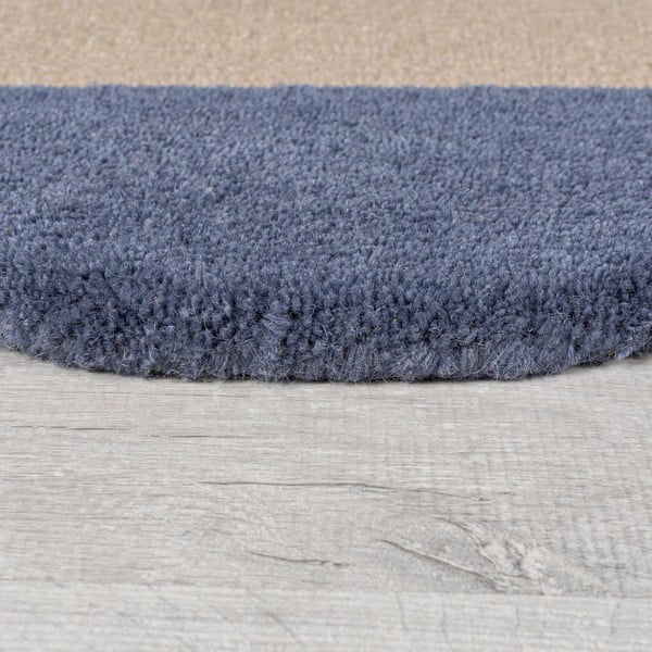 Beiger, handgewebter Läufer aus Wolle, 80 x 230 cm Mia Scallop Frame - Flair Rugs-image-4