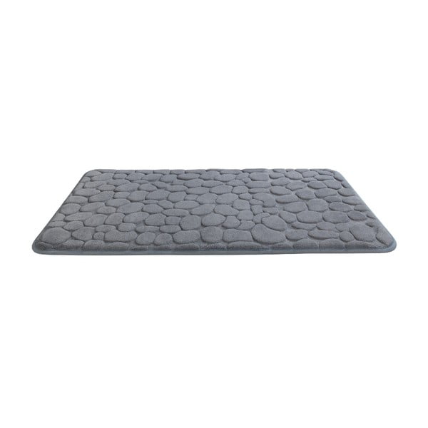 Graue Badematte 50x80 cm Pebbles – Wenko-image-1