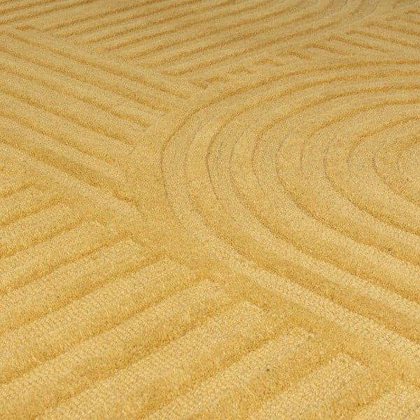 Gelber Wollteppich, 160 × 230 cm Zen Garden - Flair Rugs-image-4