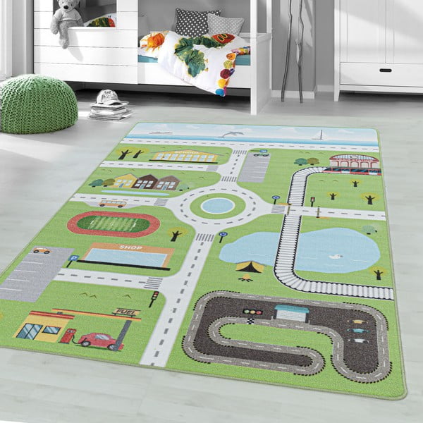 Grüner Kinderteppich 120 x 170 cm Play - Ayyildiz Carpets-image-1