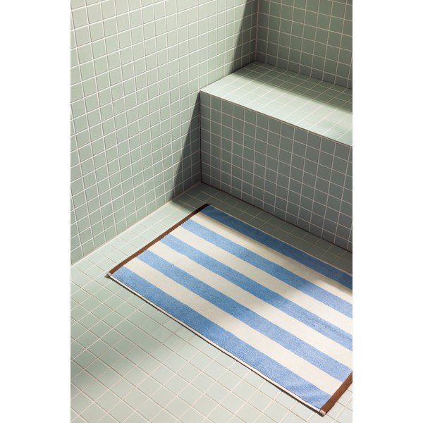 Blaue Badvorlage aus Stoff, 50 x 80 cm Gobo - noo.ma-image-2