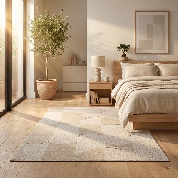 Beige Teppich 200x290 cm Luna – ESTE-image-1