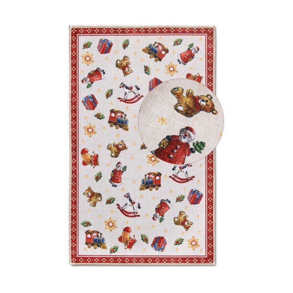 Roter Teppich mit Weihnachtsmotiv, 50 x 80 cm Toy's Delight Red Christmas - Villeroy&Boch