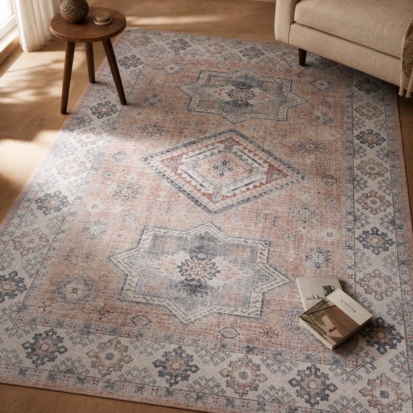 Rosa/grauer Teppich 200x290 cm Gratia – Hanse Home-image-1