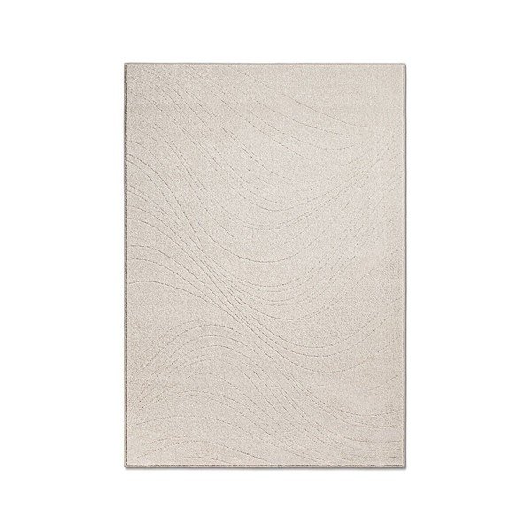 Cremefarbener Teppich 200 × 280 cm Kagera - Micadoni