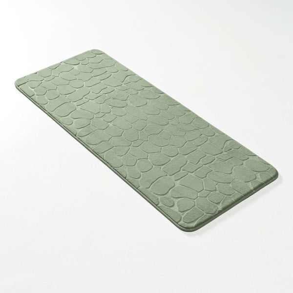 Grüner Badezimmerteppich 50 x 120 cm Ricochet - douceur d'intérieur-image-4