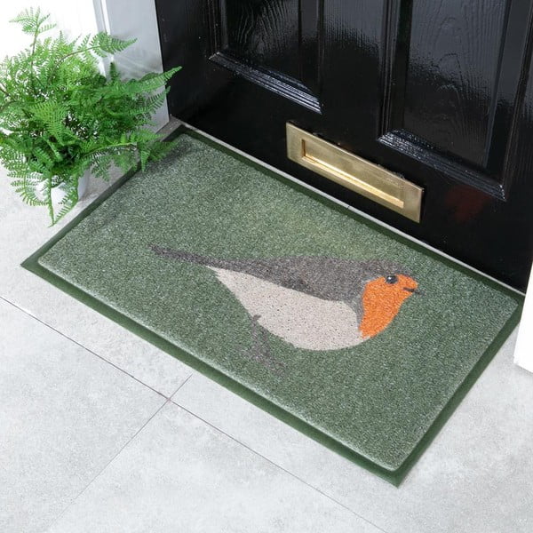Fußmatte 60 × 90 cm Green Robin - Artsy Doormats-image-2