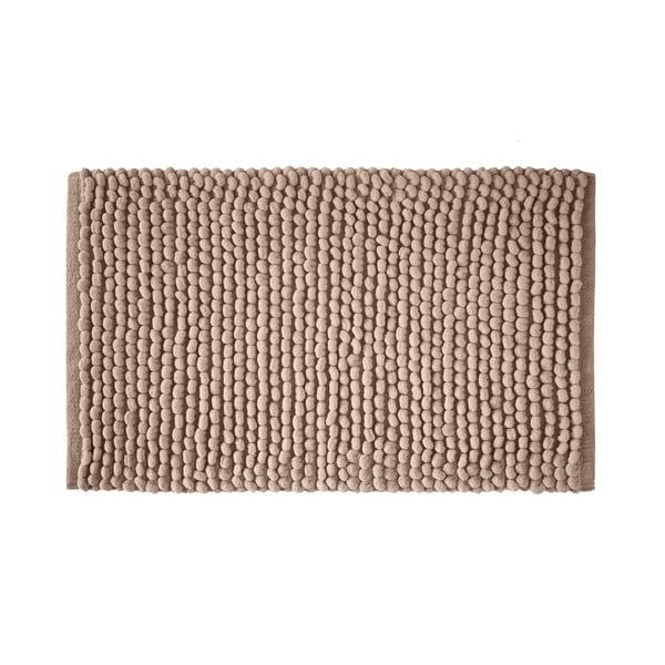 Brauner Badezimmerteppich, 50 × 80 cm Aspen Bobble - Bianca