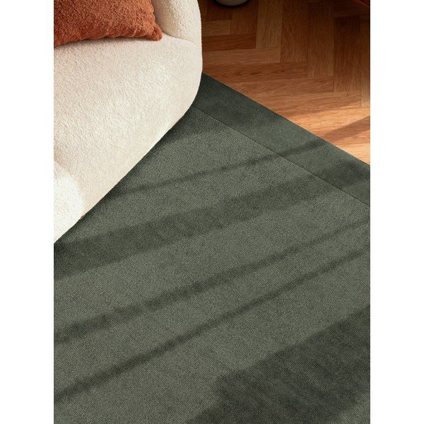 Dunkelgrüner, handgewebter Teppich mit Wollanteil, 200 × 300 cm Kivi Green - Villeroy&Boch-image-3