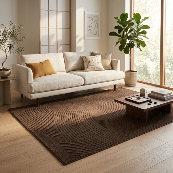 Brauner Teppich 200 × 290 cm Zephyr - ESTE-image-2