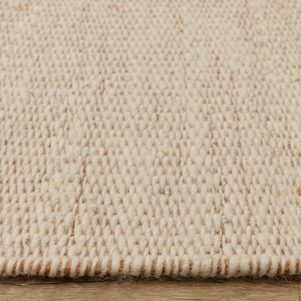 Cremefarbener/terakottafarbener, handgewebter Wollteppich, 160 × 230 cm Lima Rust - Asiatic Carpets-image-4