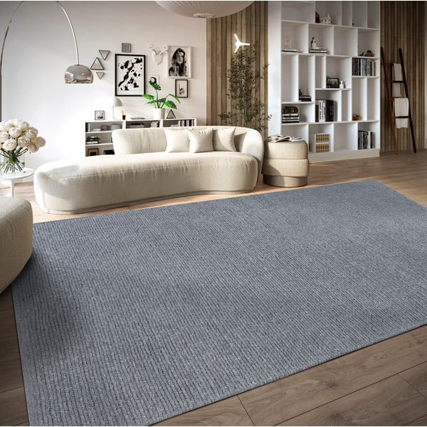 Grauer, handgewebter Wollteppich, 120 × 170 cm Francois - Villeroy&Boch-image-1