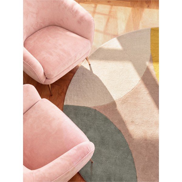 Handgewebter runder Wollteppich, Ø 200 cm Westminster Cecil - Ted Baker-image-3