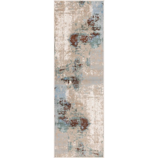 Beigefarbener Läufer 80 x 250 cm Sensi Ethan - FD