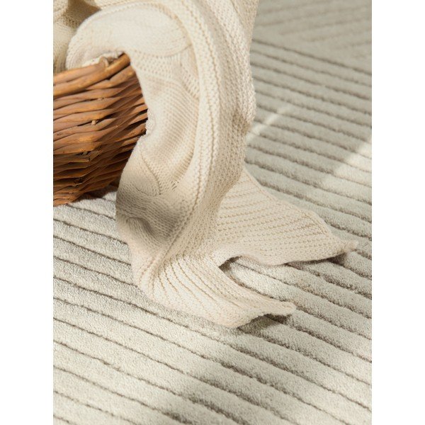 Cremefarbener runder Wollteppich, Durchmesser 200 cm Kensington Victoria - Ted Baker-image-3