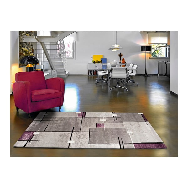 Violetter/grauer Teppich 200x290 cm Detroit – Universal-image-1