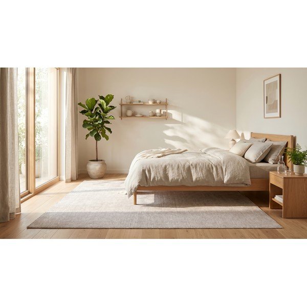 Cremefarbener Teppich 200 × 290 cm Puro - ESTE-image-4