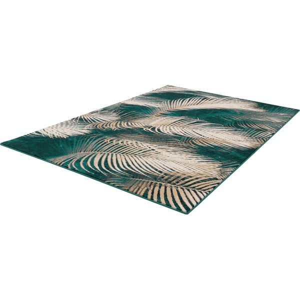 Wollteppich in Petroleumfarbe, 200 × 300 cm Areca - Agnella-image-4