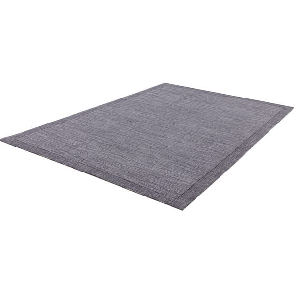 Dunkelgrauer Wollteppich, 160 × 240 cm Linea - Agnella-image-4