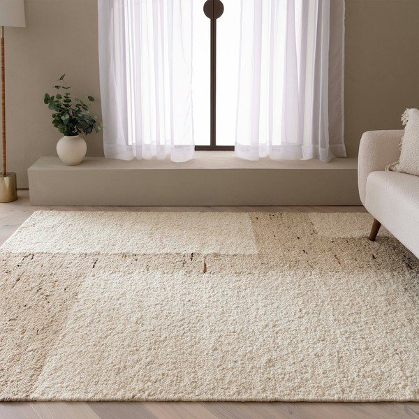 Beiger, beidseitig nutzbarer, handgewebter Wollteppich, 200 × 290 cm Napa Tumbla - Asiatic Carpets-image-1