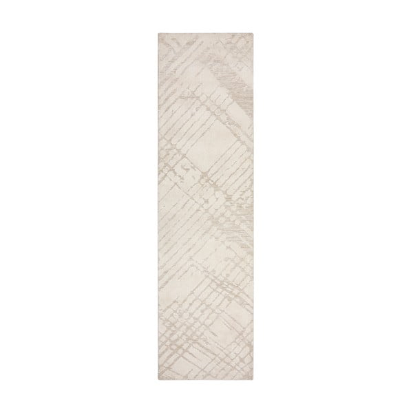 Cremefarbener Läufer 80 × 300 cm Remy - Flair Rugs