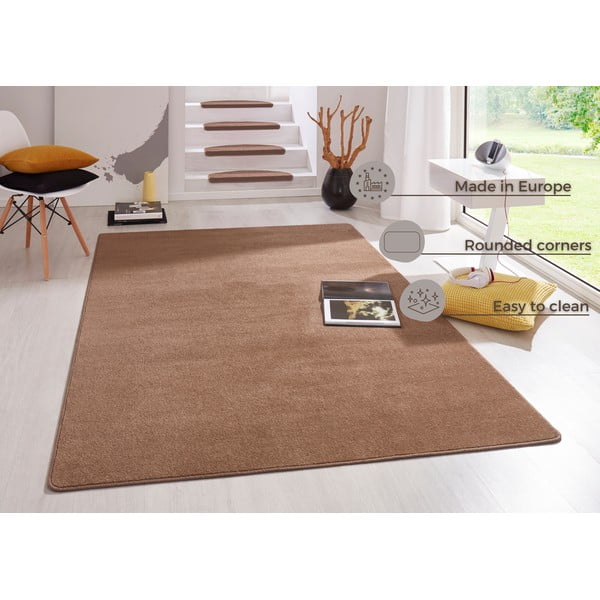 Brauner Teppich 80 x 150 cm Fancy - Hanse Home-image-4