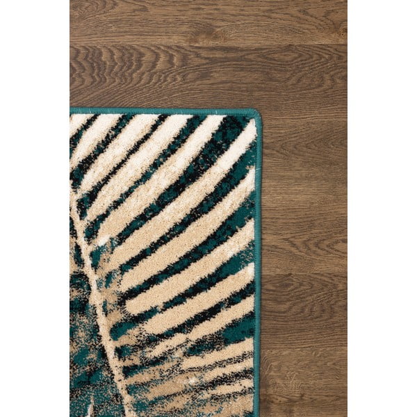 Wollteppich in Petroleumfarbe, 200 × 300 cm Areca - Agnella-image-3