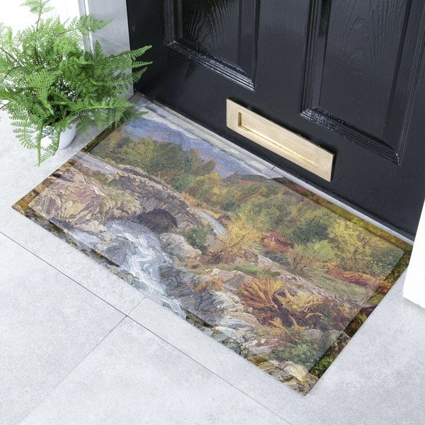 Fußmatte recycelter Kunststoff 40x70 cm Autumn Nature Landscape  – Artsy Doormats-image-1