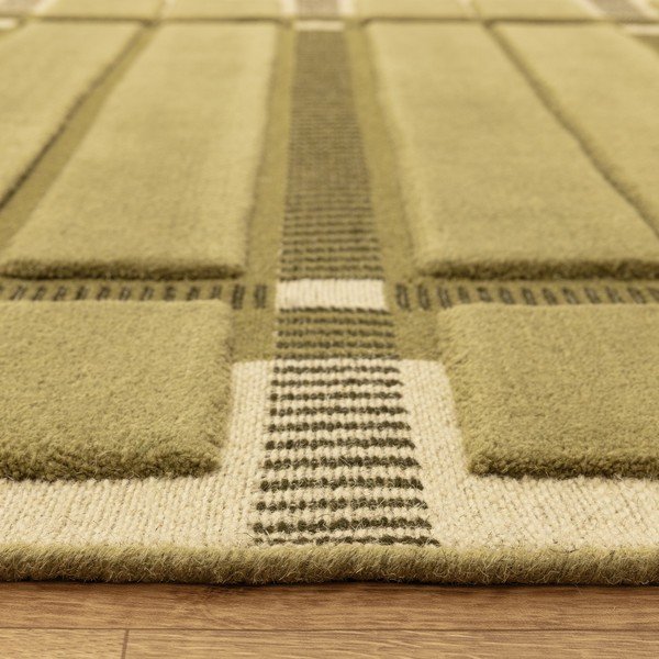Grün/beiger, handgewebter Wollteppich, 200 × 290 cm Fable - Asiatic Carpets-image-4