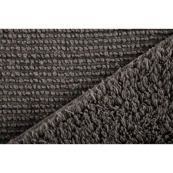 Grauer Badezimmerteppich, 60 × 100 cm Luca - Tiseco Home Studio-image-1