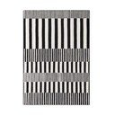 Schwarz-weißer, handgewebter Wollteppich, 160 × 230 cm Stryve Pulse - Elle Decoration