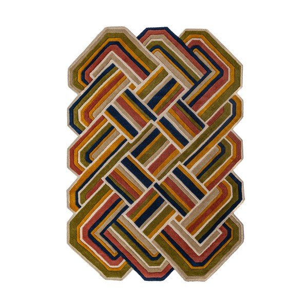 Handgewebter Wollteppich, 160 × 230 cm Lattice Shaped - Flair Rugs
