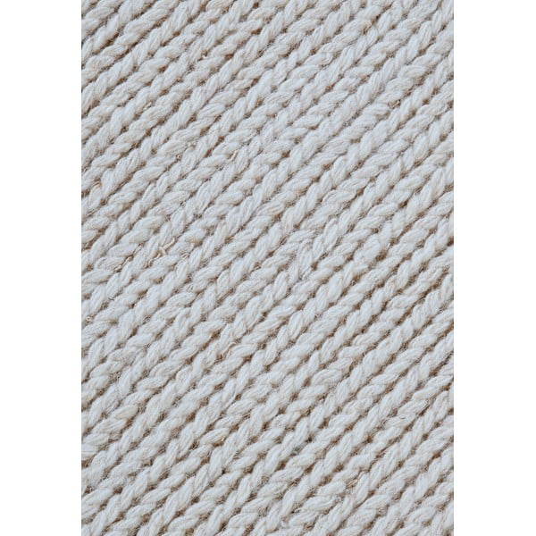 Weißer, handgewebter, runder Wollteppich, Ø 200 cm Francois - Villeroy&Boch-image-4