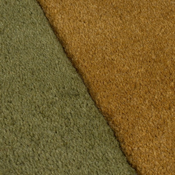 Grüner, handgewebter Wollteppich, 120 × 180 cm Lozenge - Flair Rugs-image-4