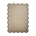 Handgewebter Wollteppich in Naturfarbe, 200 × 290 cm Leo Scallop - Flair Rugs