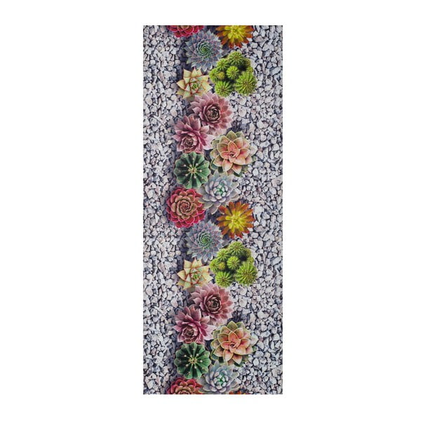 Grauer Teppich 52x100 cm Sprinty Cactus – Universal
